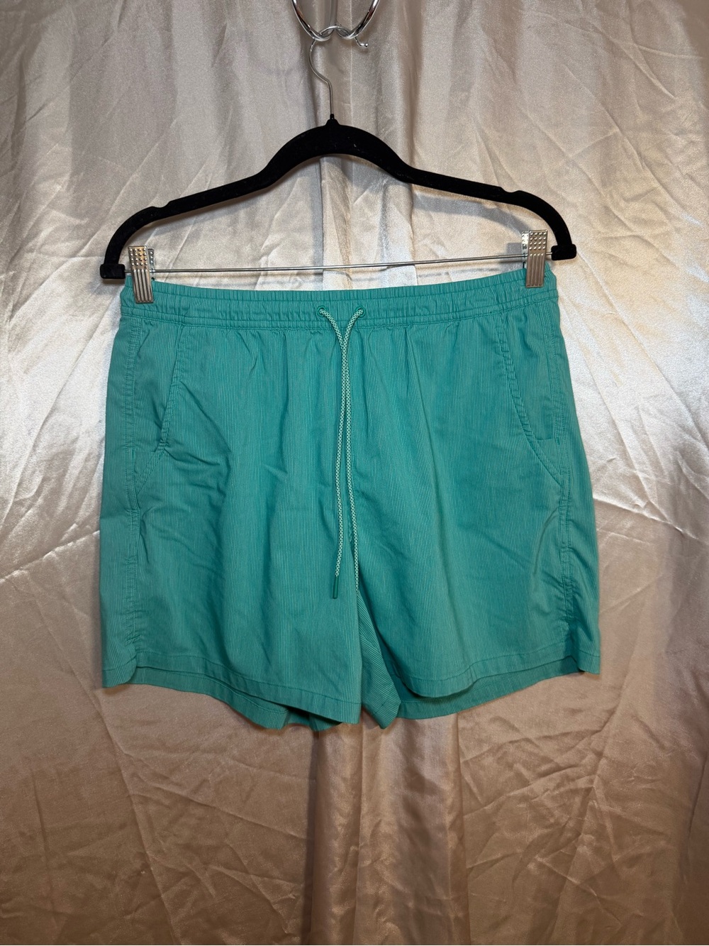 Athleta Men's Teal Athletic Drawstring Shorts Size Medium